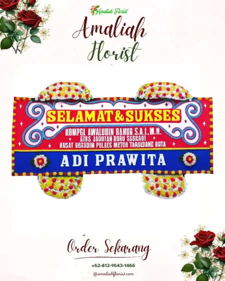 Papan Bunga Ucapan Selamat Patapan